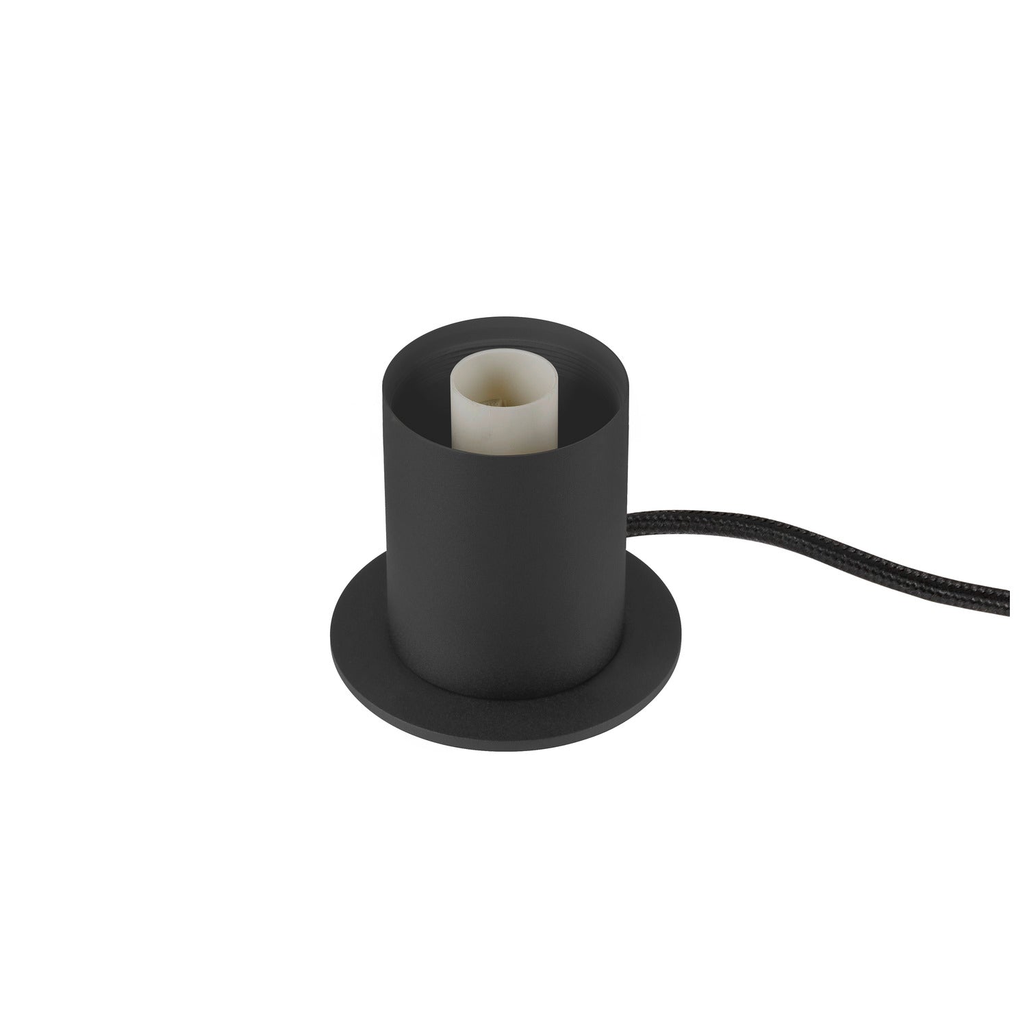 VARYT, Candeeiro de mesa, redondo, 1x máx. 6 W, E14, preto