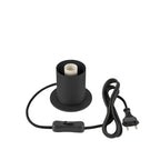 VARYT, Candeeiro de mesa, redondo, 1x máx. 6 W, E14, preto