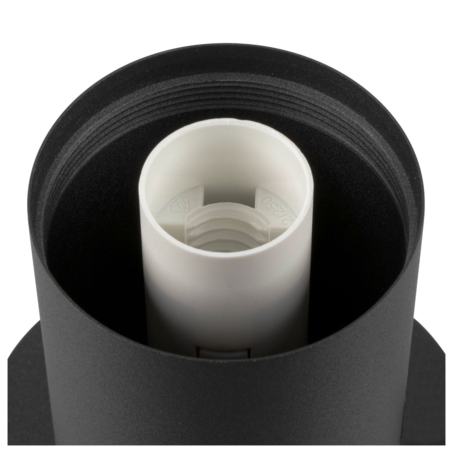 VARYT, Candeeiro de mesa, redondo, 1x máx. 6 W, E14, preto