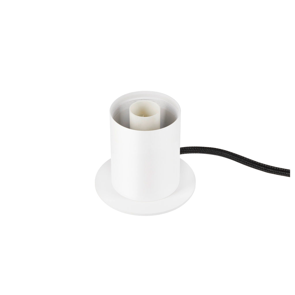 VARYT, Candeeiro de mesa, redondo, 1x máx. 6 W, E14, branco