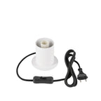 VARYT, Candeeiro de mesa, redondo, 1x máx. 6 W, E14, branco