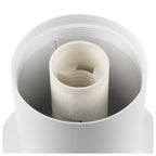 VARYT, Candeeiro de mesa, redondo, 1x máx. 6 W, E14, branco