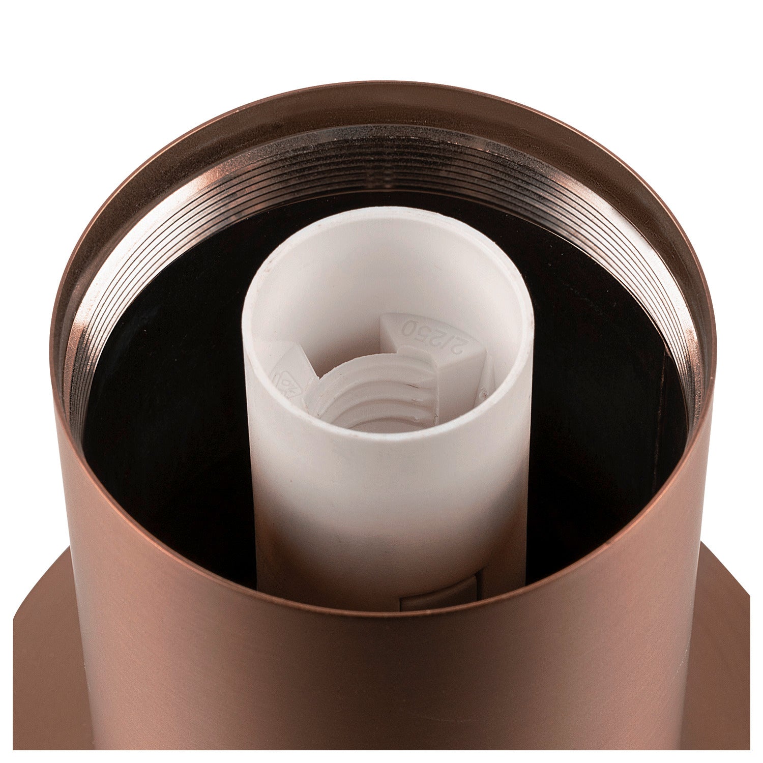 VARYT, Candeeiro de mesa, redondo, 1x máx. 6 W, E14, cobre