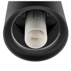 VARYT, Candeeiro suspenso, E14, Comprimento do pendente 150 cm, 1x máx. 6 W, preto