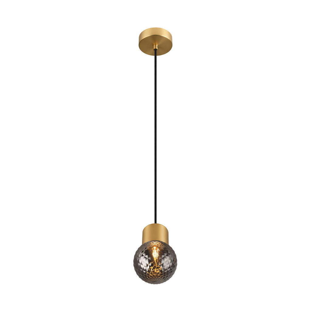 VARYT abajur de vidro, Diamant smoke