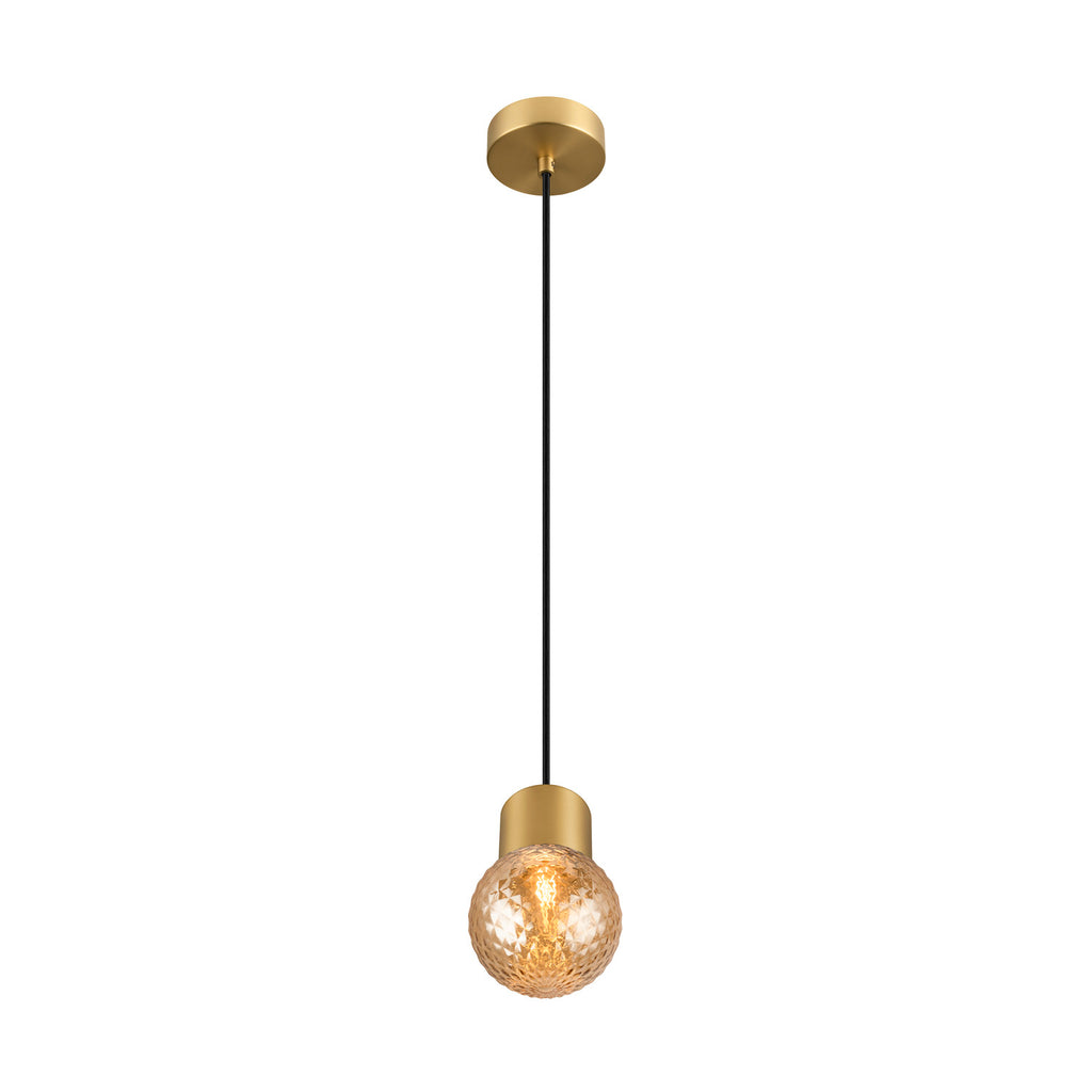 VARYT abajur de vidro, Diamant amber