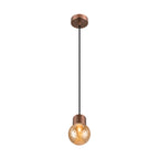 VARYT abajur de vidro, Diamant amber
