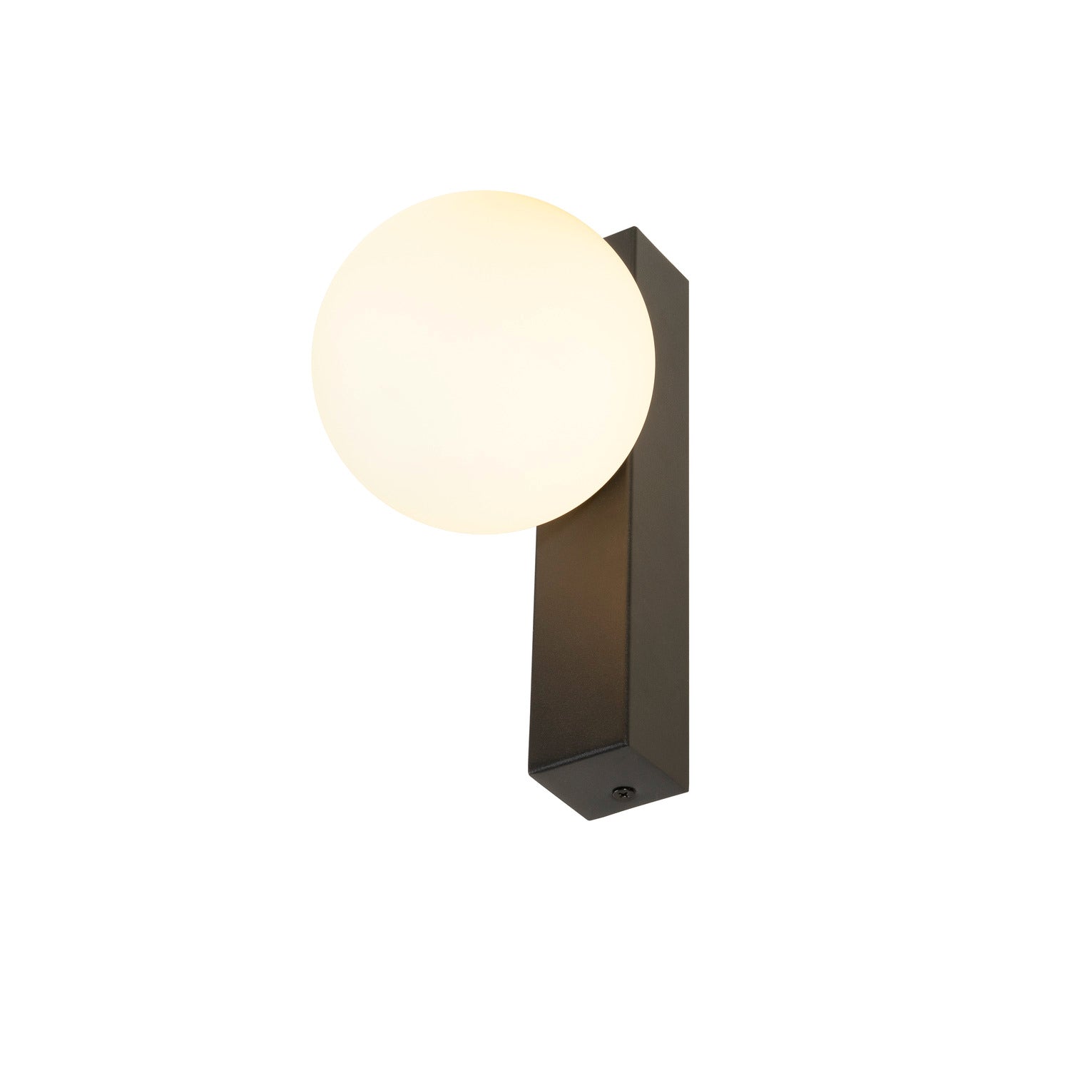 SUN, Aplique de parede, quadrado, 1x máx. 40 W, LED, G9, PHASE, preto
