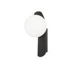SUN, Aplique de parede, redondo, 1x máx. 40 W, LED, G9, PHASE, preto