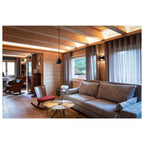 CARISO 2 WL Luminária de parede Indoor LED preto/dourado 2700 K