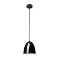 PARA CONE 20, candeeiro suspenso, comprimento do pendente 250 cm, E27, 1x máx. 60 W, dourado / preto
