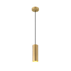 ENOLA®, candeeiro suspenso, comprimento do pendente 150 cm, E27, 1x máx. 50 W, dourado mate