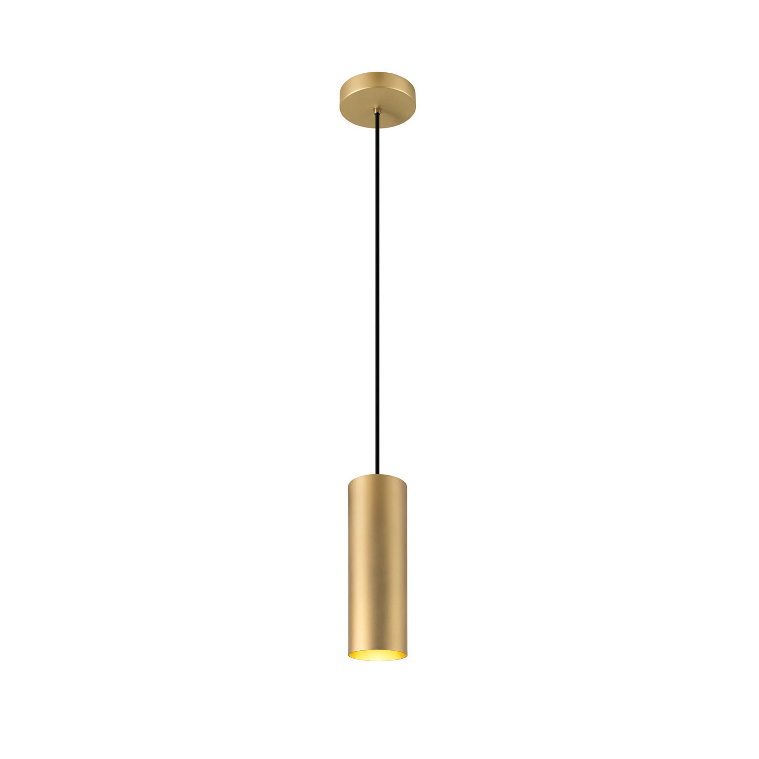 ENOLA®, candeeiro suspenso, comprimento do pendente 150 cm, E27, 1x máx. 50 W, dourado mate