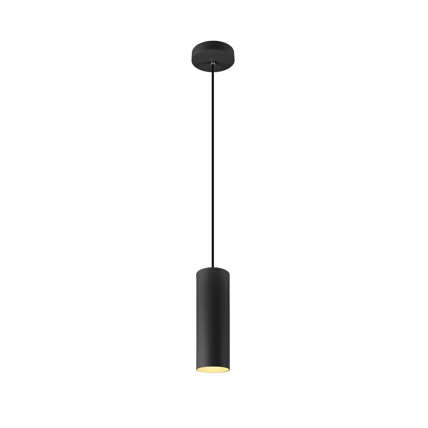ENOLA®, candeeiro suspenso, comprimento do pendente 150 cm, E27, 1x máx. 50 W, preto mate
