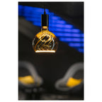 LEUCHTMITTEL - Globo Flutuante LED 150 torcido, lâmpada LED, cinza esfumado, E27, PHASE, 6 W, 1900 K