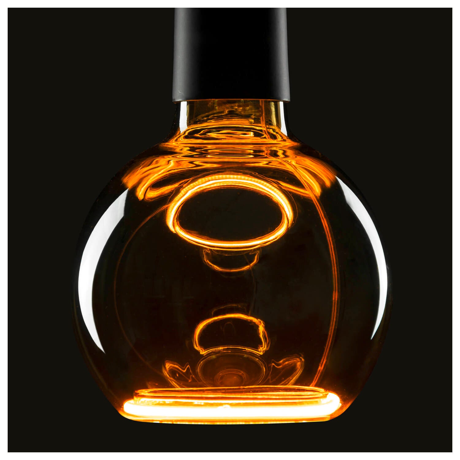 LEUCHTMITTEL - LED Globo Flutuante 125, LED, preto esfumado, E27, PHASE, 6 W, 1900 K