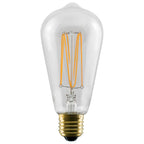 LED Rusika Soft Cage, LED-Leuchtmittel, E27, PHASE, 6 W, 2200 K