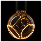 LEUCHTMITTEL - LED Globo 125 2x inclinado Suave Curvo, LED, fumado, E27, PHASE, 6 W, 1900 K