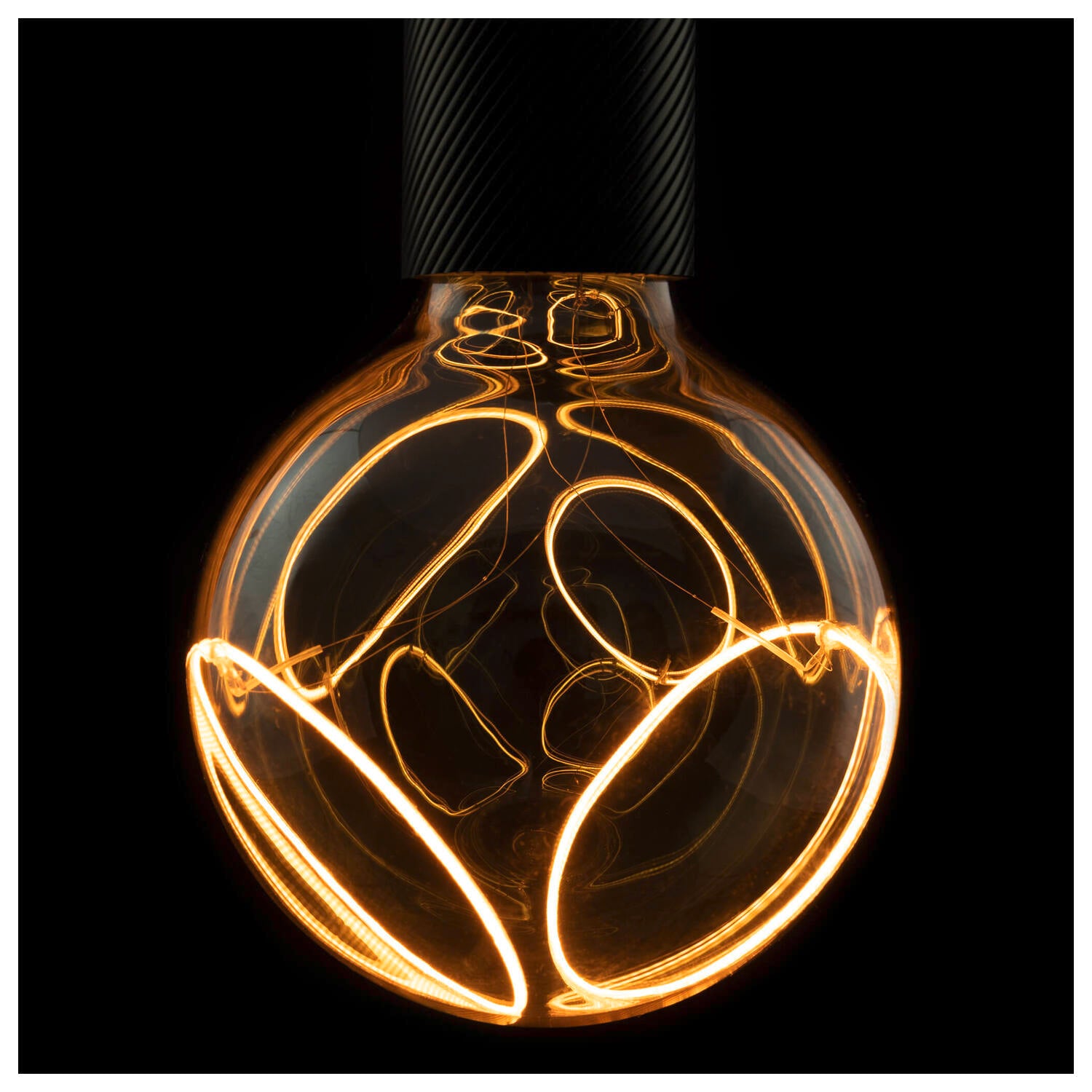 LEUCHTMITTEL - LED Globo 125 2x inclinado Suave Curvo, LED, fumado, E27, PHASE, 6 W, 1900 K