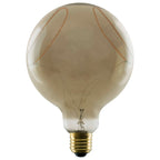 LEUCHTMITTEL - LED Globo 125 2x inclinado Suave Curvo, LED, fumado, E27, PHASE, 6 W, 1900 K