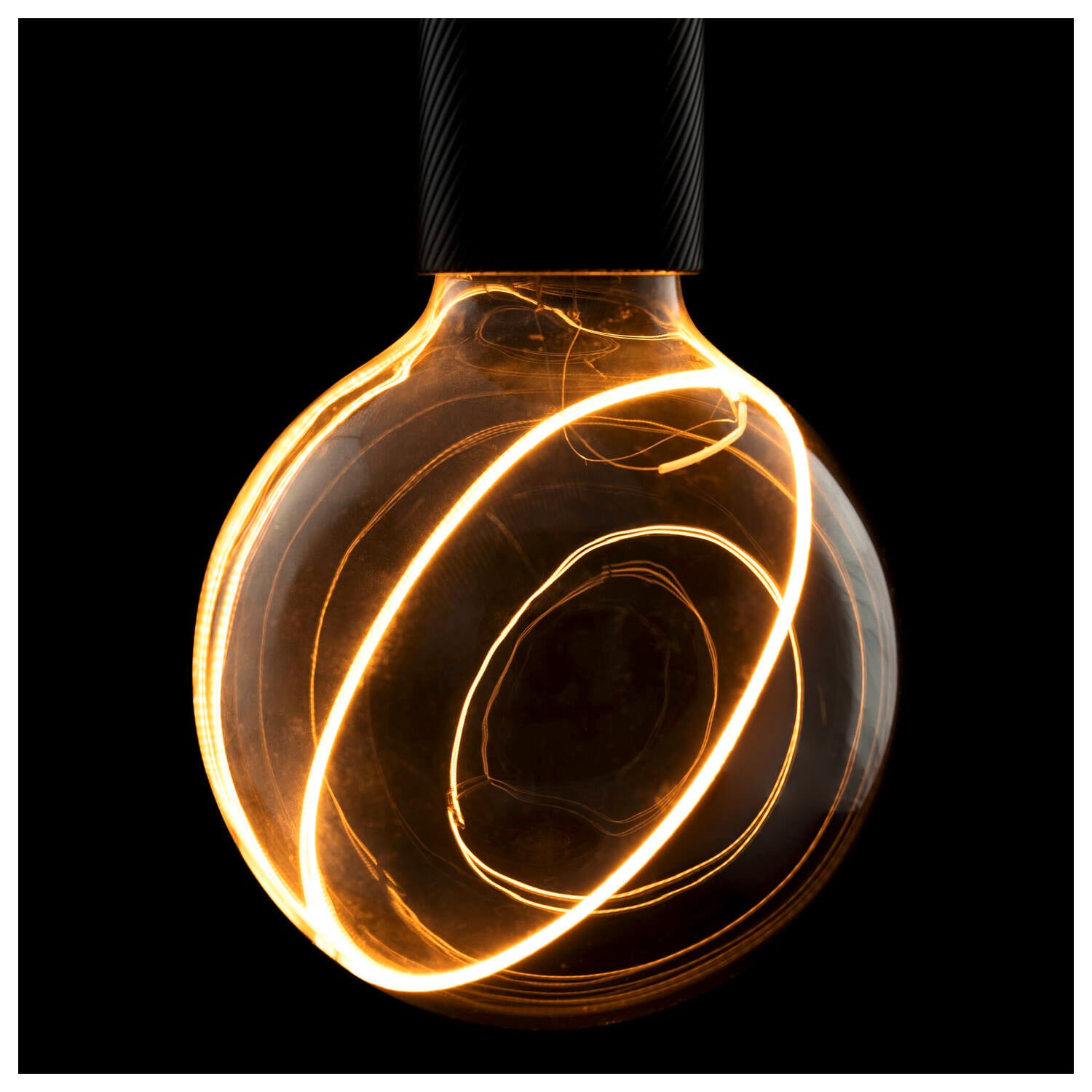 LEUCHTMITTEL - LED Globo Ilusão 125 topo inclinado, lâmpada LED, esfumado, E27, PHASE, 5 W, 2200 K