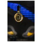 LEUCHTMITTEL - LED Ilusão Globo 125 Crescente inclinado, lâmpada LED, esfumado, E27, PHASE, 6 W, 1900 K