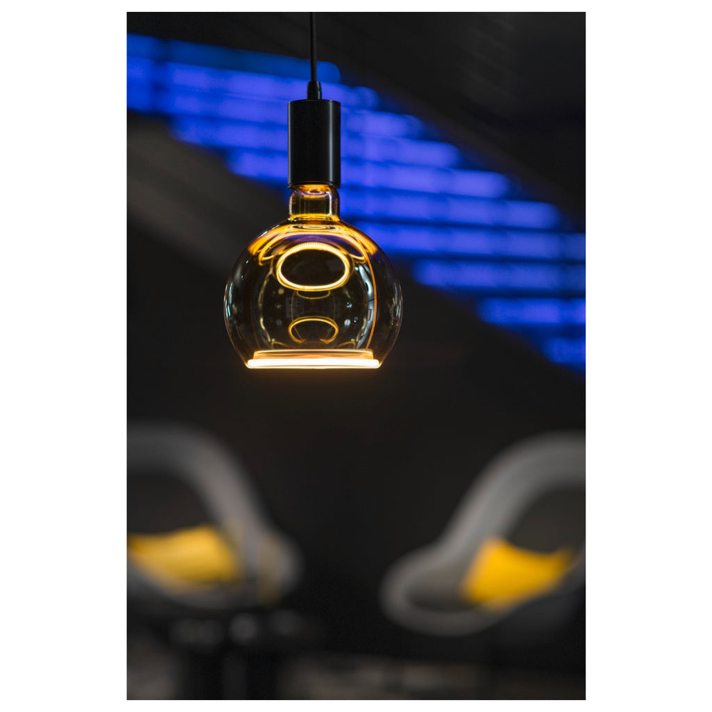 LEUCHTMITTEL - LED Globo Flutuante 150, LED, preto esfumado, E27, PHASE, 6 W, 1900 K