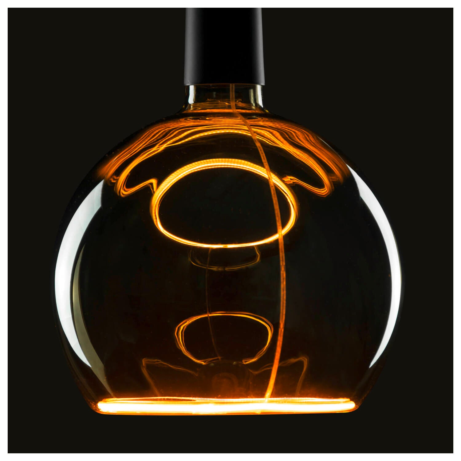 LEUCHTMITTEL - LED Globo Flutuante 200, lâmpada LED, preto esfumado, E27, PHASE, 6 W, 1900 K