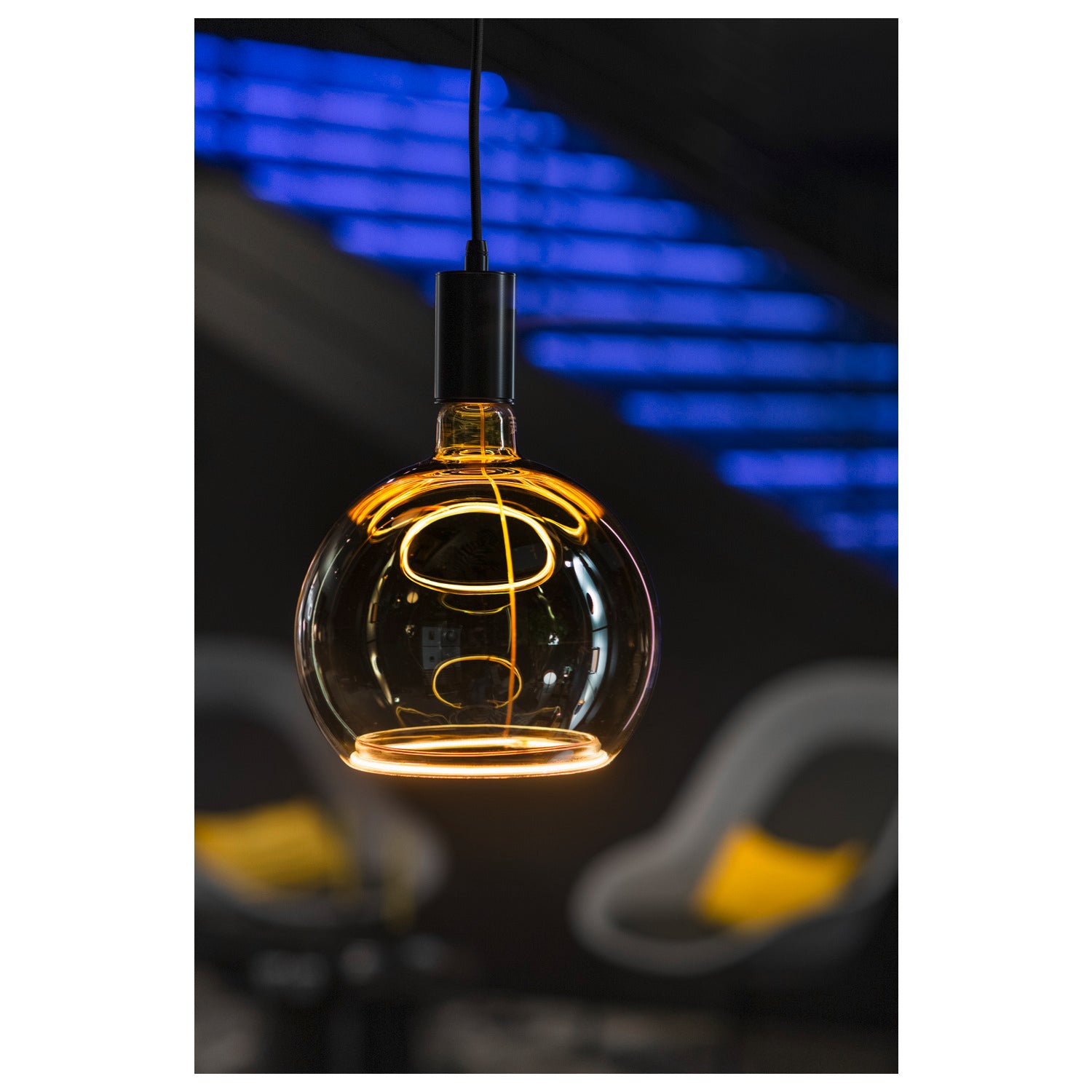 LEUCHTMITTEL - LED Globo Flutuante 200, lâmpada LED, preto esfumado, E27, PHASE, 6 W, 1900 K