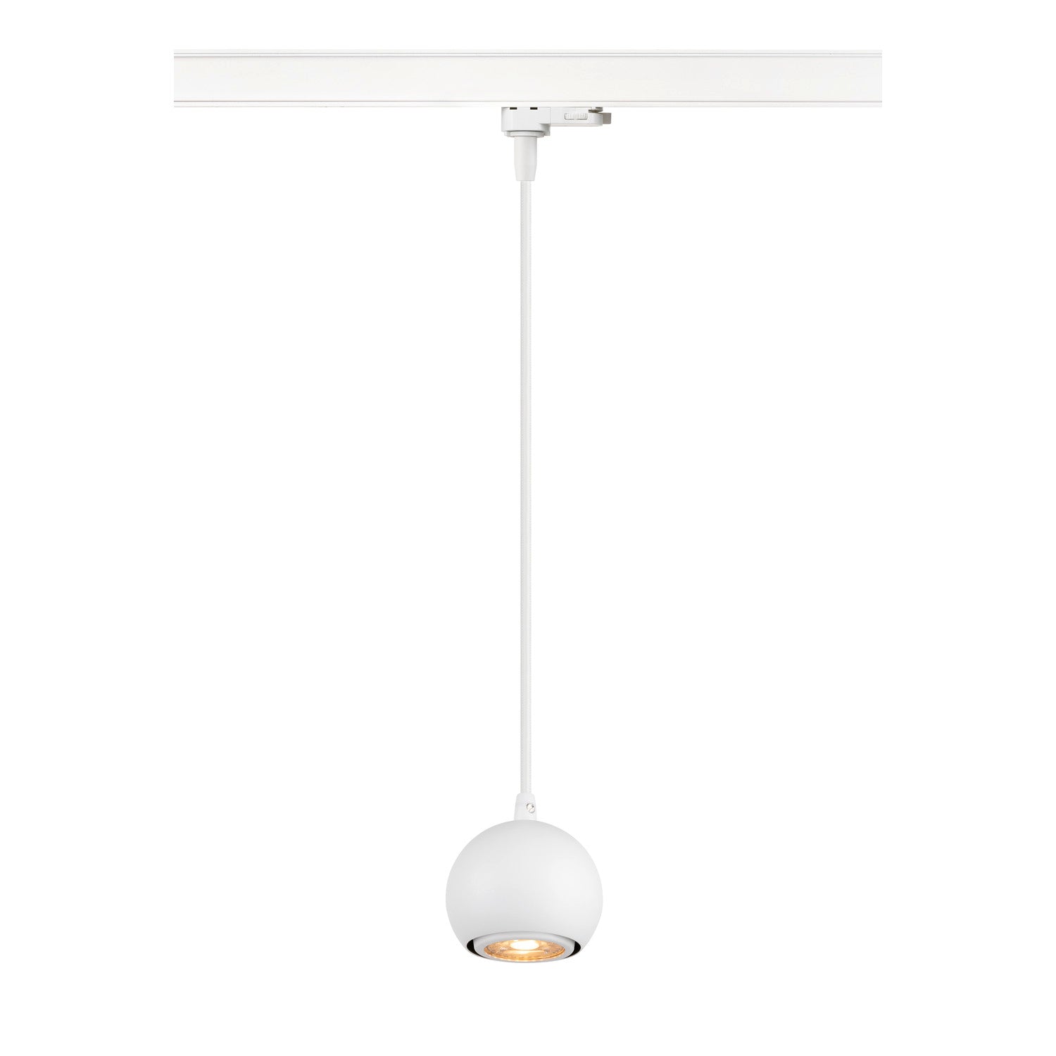 LIGHT EYE® 90, luminária pendente 3~, GU10, comprimento do pendente 150 cm, 1x máx. 6 W, branco mate