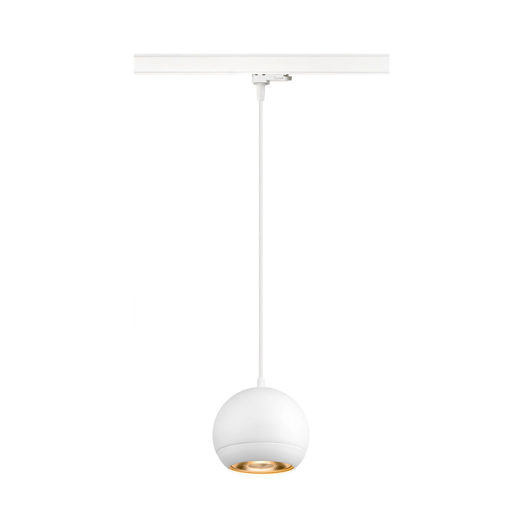 LIGHT EYE® 150, luminária pendente 3~, GU10, comprimento do pendente 150 cm, 1x máx. 13 W, branco mate