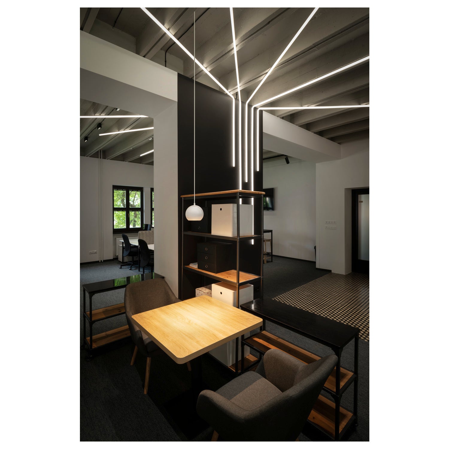 LIGHT EYE® 150, luminária pendente, GU10, comprimento do pendente 150 cm, 1x máx. 13 W, branco mate