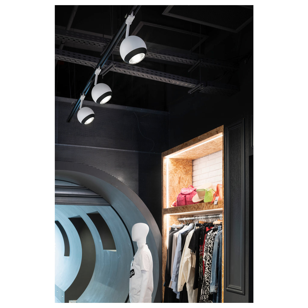 LIGHT EYE ® 150, 1~ spot, redondo, GU10, 1x máx. 13 W, branco mate