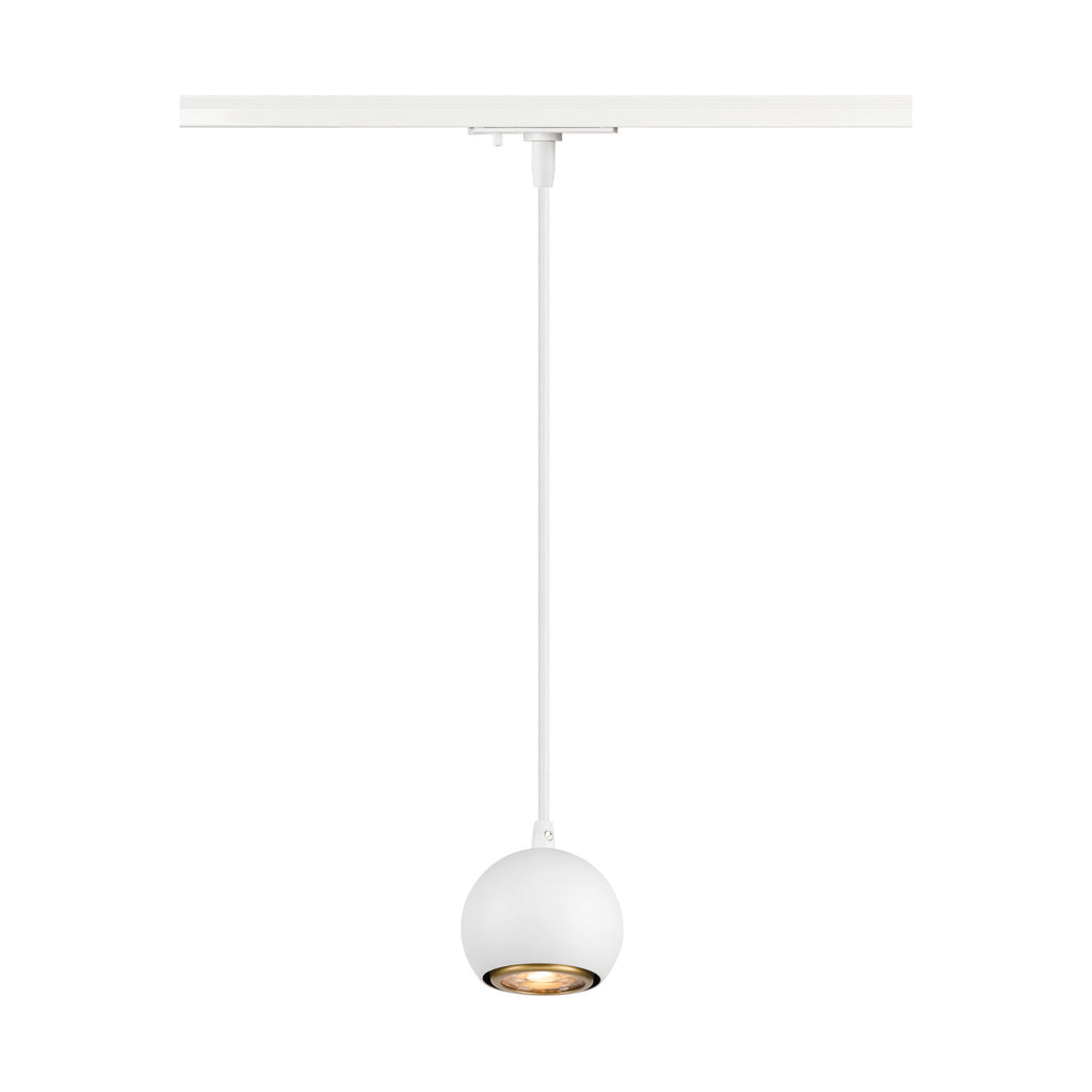 LIGHT EYE® 90, 1~ luminária pendente, GU10, comprimento do pendente 150 cm, 1x máx. 6 W, branco mate