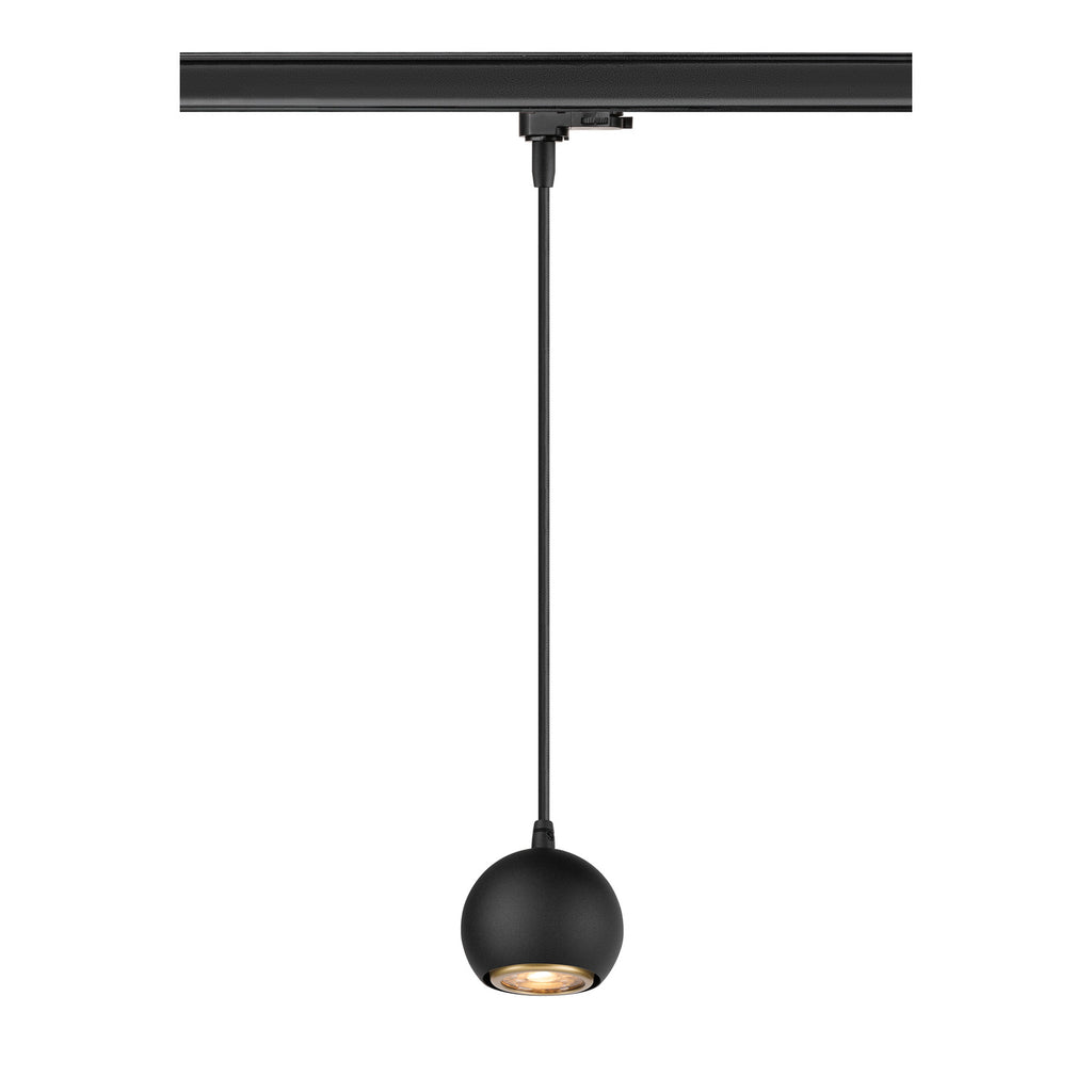 LIGHT EYE® 90, 3~ luminária pendente, GU10, comprimento do pendente 150 cm, 1x máx. 6 W, preto mate