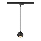 LIGHT EYE® 90, 3~ luminária pendente, GU10, comprimento do pendente 150 cm, 1x máx. 6 W, preto mate