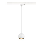 LIGHT EYE® 90, luminária pendente 3~, GU10, comprimento do pendente 150 cm, 1x máx. 6 W, branco mate