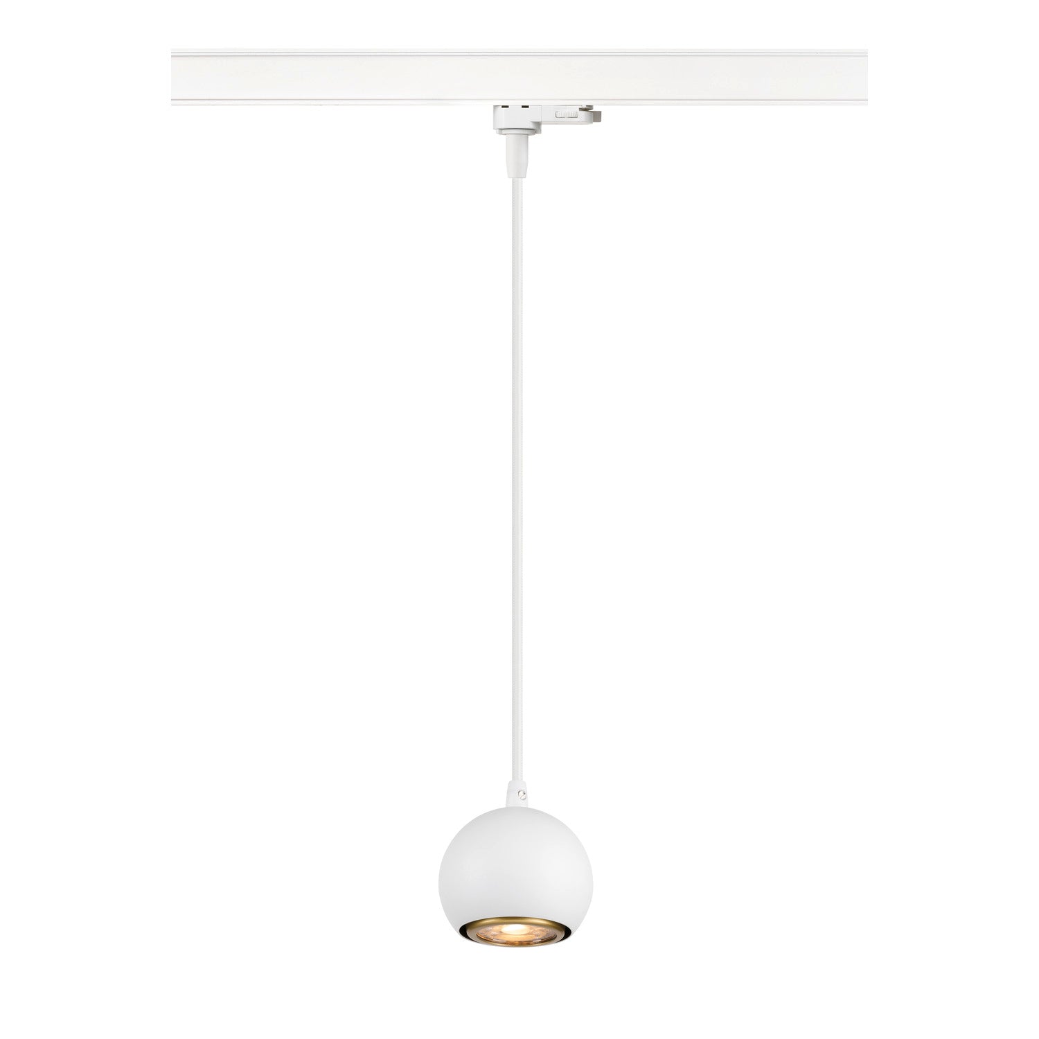 LIGHT EYE® 90, luminária pendente 3~, GU10, comprimento do pendente 150 cm, 1x máx. 6 W, branco mate