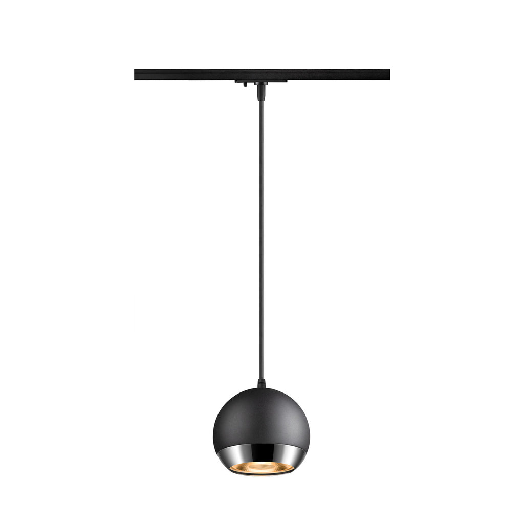 LIGHT EYE® 150, 1~ luminária pendente, GU10, comprimento do pendente 150 cm, 1x máx. 13 W, preto mate