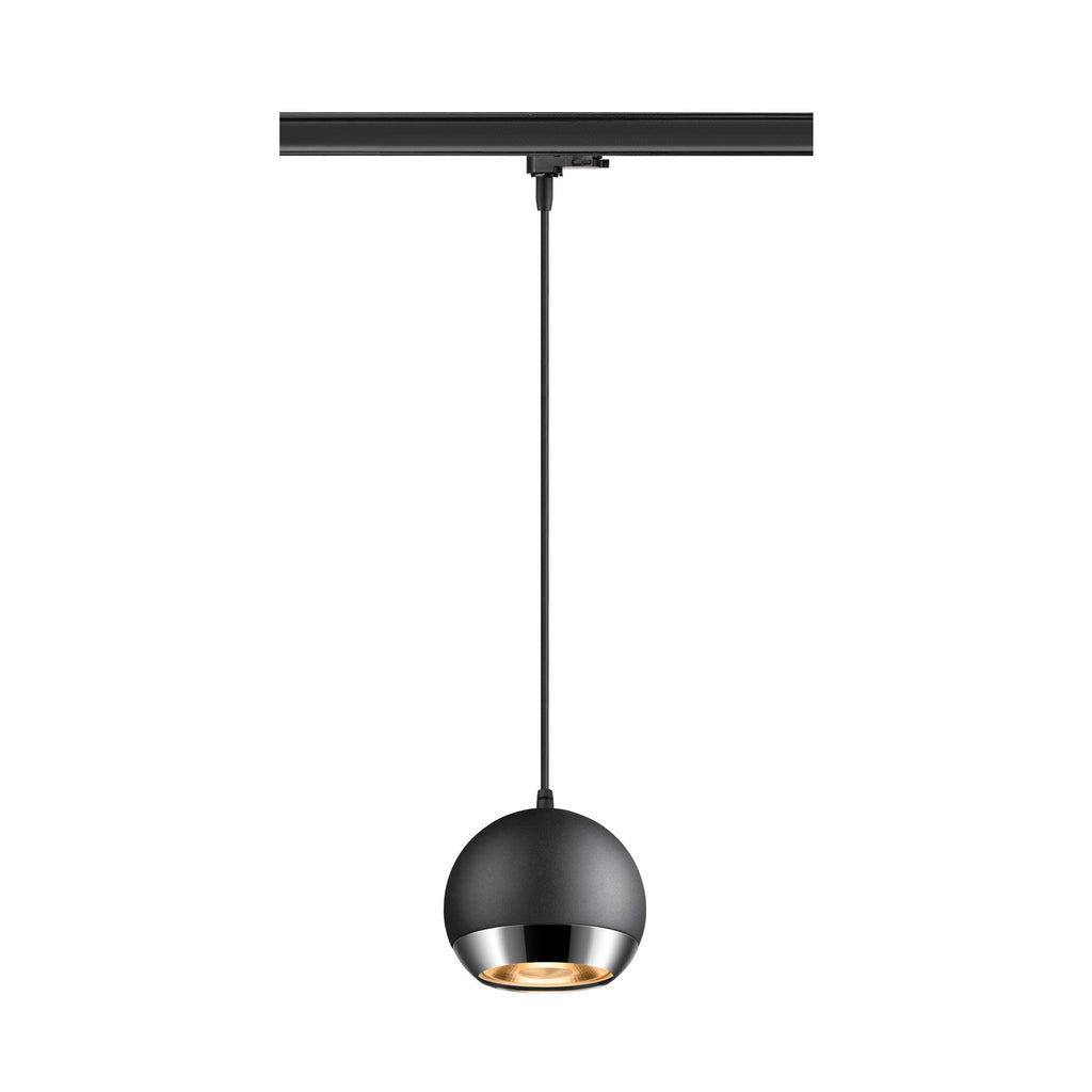 LIGHT EYE® 150, 3~ luminária pendente, GU10, comprimento do pendente 150 cm, 1x máx. 13 W, preto mate