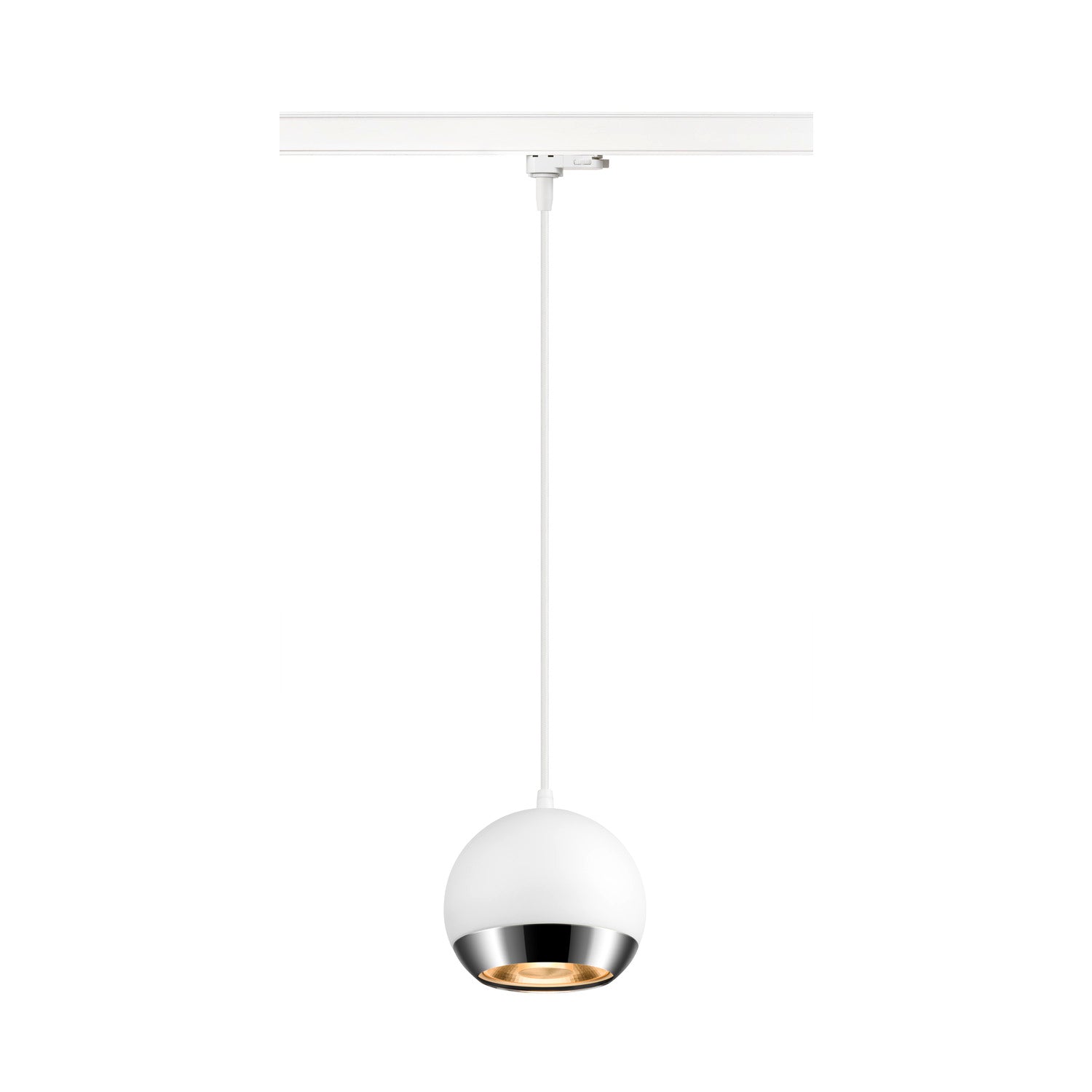 LIGHT EYE® 150, luminária pendente 3~, GU10, comprimento do pendente 150 cm, 1x máx. 13 W, branco mate