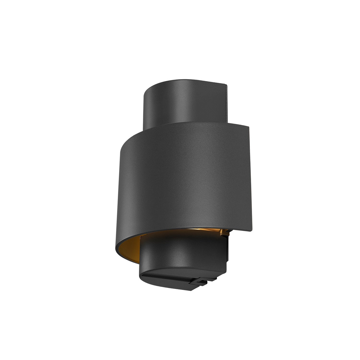 PHOTONI CYL, aplique de parede, cilíndrico, 1x máx. 13 W, E27, preto
