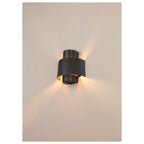 PHOTONI CYL, aplique de parede, cilíndrico, 1x máx. 13 W, E27, preto
