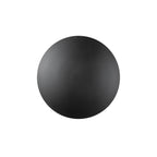 MANA 60 abajur, redondo, H: 4,2 cm, preto
