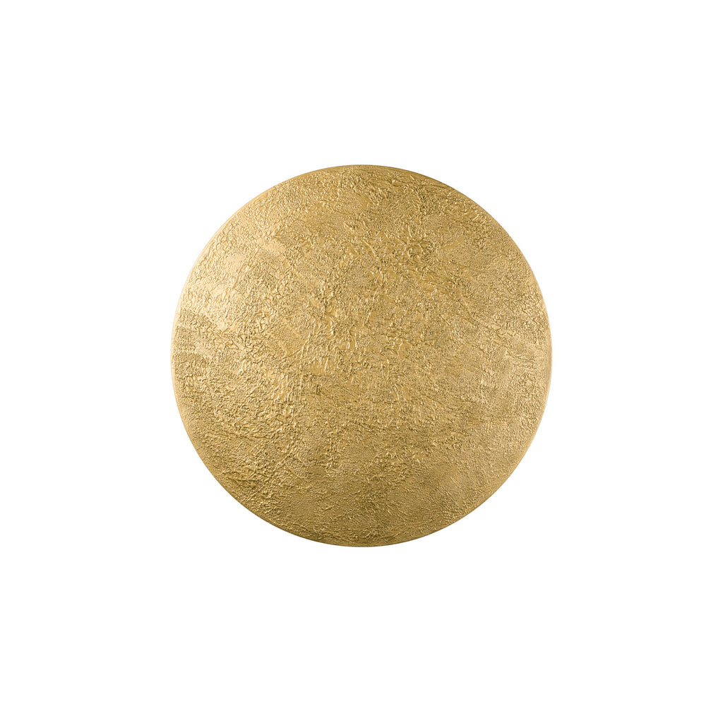 MANA 60 abajur, redondo, moon structure, H: 4,2 cm, dourado