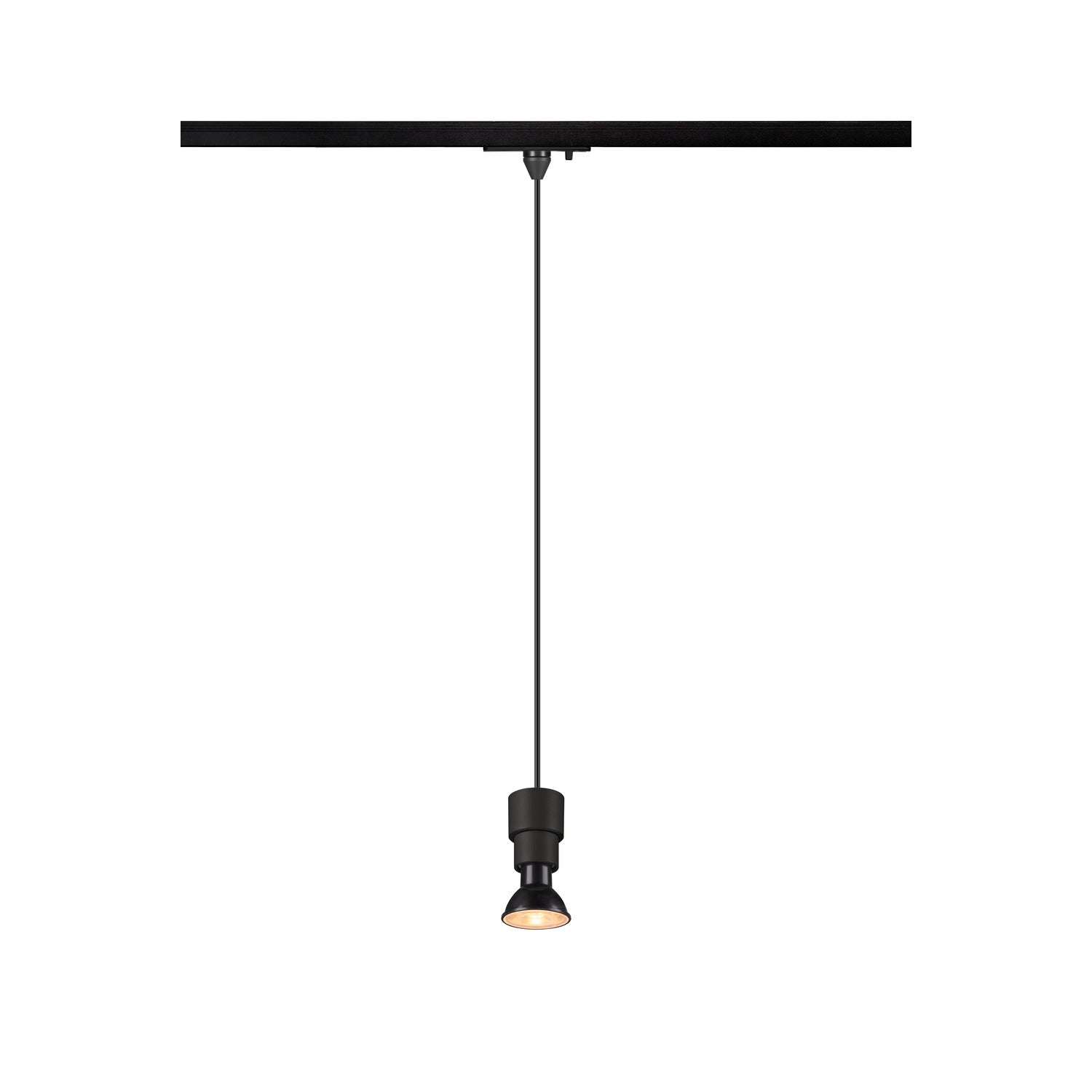 PURI 2.0 Basic, 1~ candeeiro suspenso, GU10, comprimento do pendente 200 cm, 1x máx. 6 W, preto