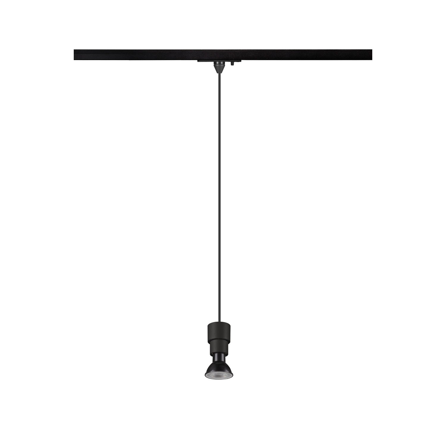 PURI 2.0 Basic, 1~ candeeiro suspenso, GU10, comprimento do pendente 200 cm, 1x máx. 6 W, preto