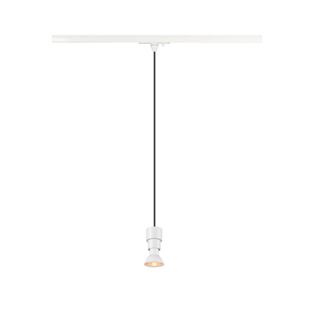 PURI 2.0 Basic, 1~ candeeiro suspenso, GU10, comprimento do pendente 200 cm, 1x máx. 6 W, branco