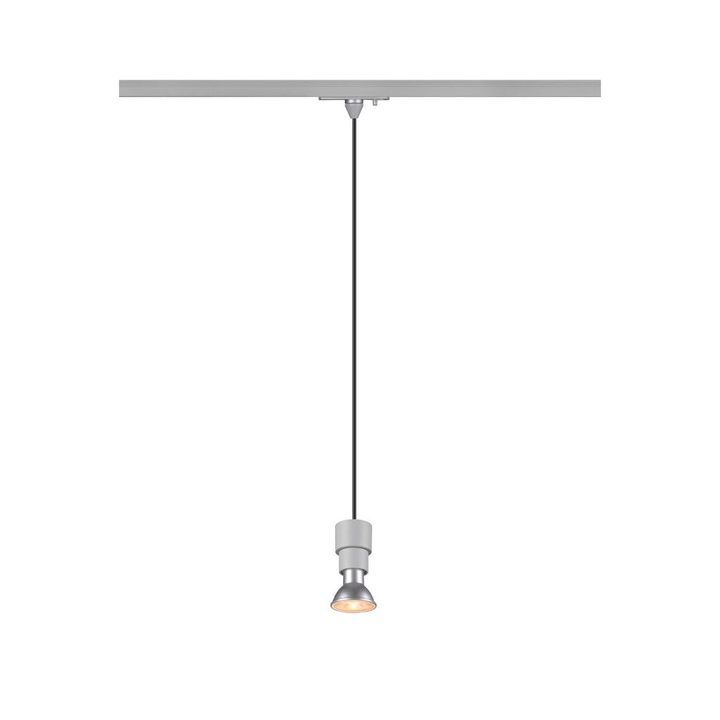 PURI 2.0 Basic, 1~ candeeiro suspenso, GU10, comprimento do pendente 200 cm, 1x máx. 6 W, cinzento