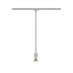 PURI 2.0 Basic, 1~ candeeiro suspenso, GU10, comprimento do pendente 200 cm, 1x máx. 6 W, cinzento